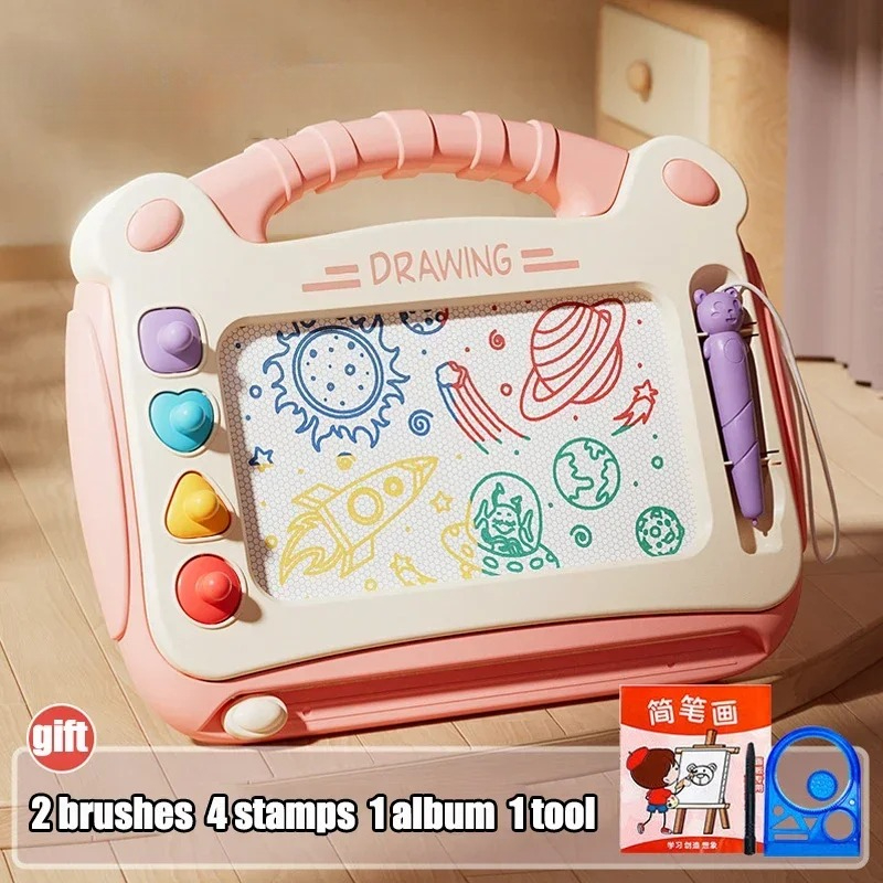 Board Game For 2 People - Cartoon tekentafel Baby puzzel Magnetisch schrijfbord