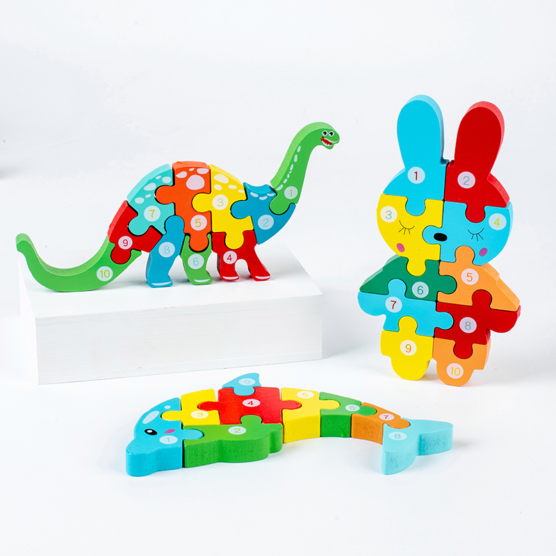 Board Game For 2 People - Montessori Houten Peuterpuzzels voor Kinderen Montessori