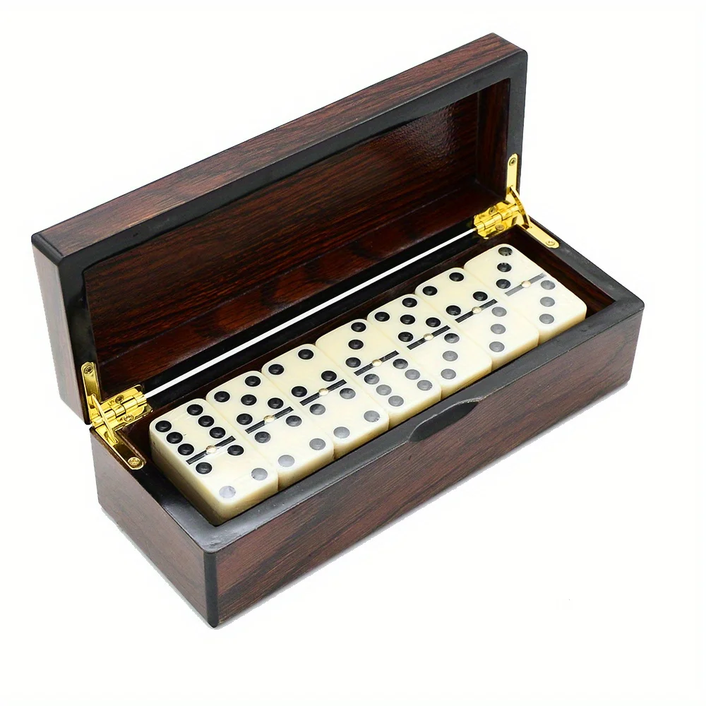 Board Game For 2 People - [Houten Domino Spelset] 28-delige Dubbele Zes