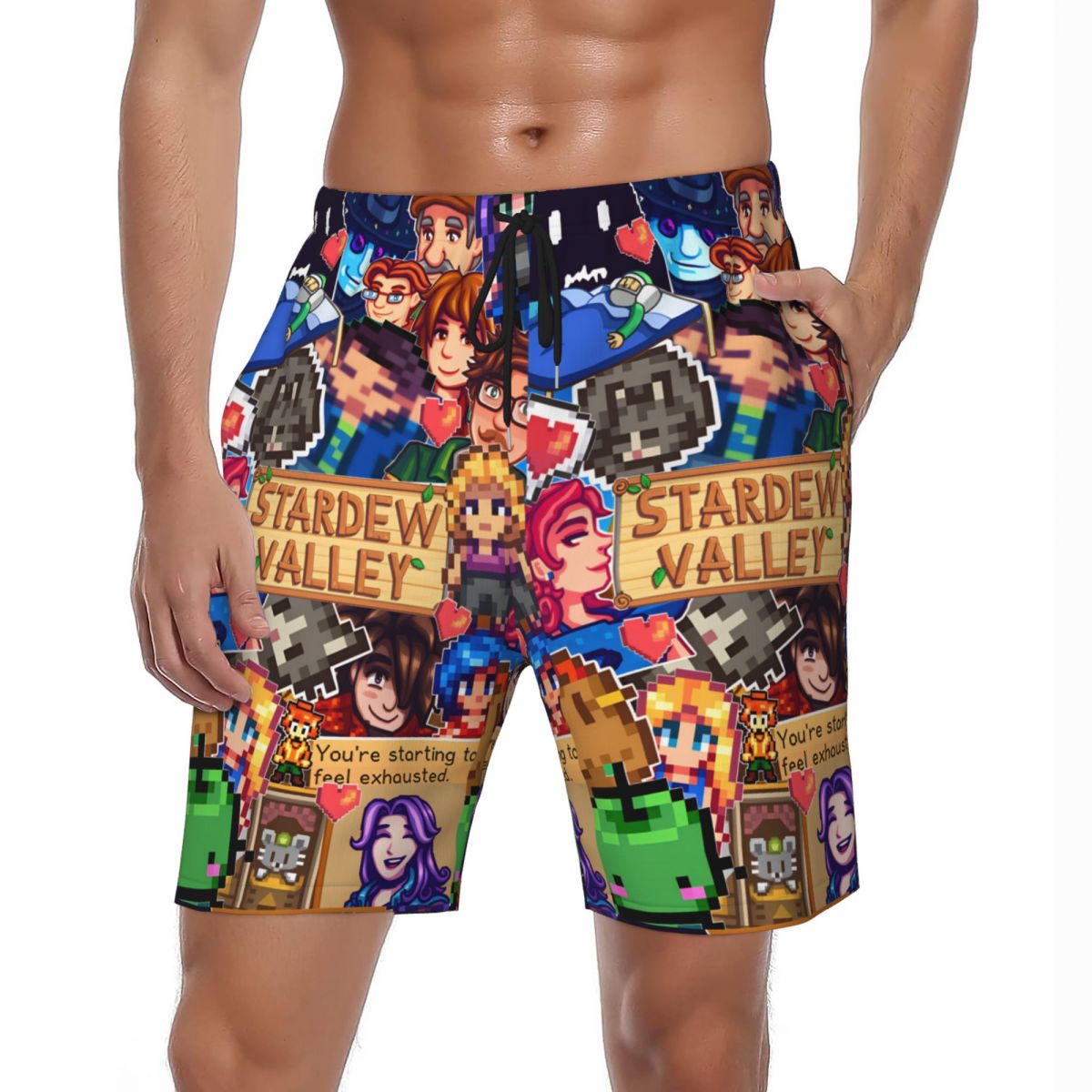 Board Game Quick - Zomer boardshorts Stardew Valley Game Character
