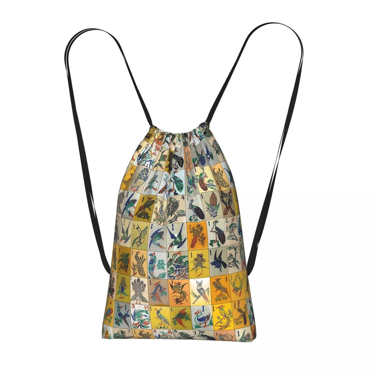 Mah Jongg Birds Mahjong Tiles  - Tile Bag Drawstring recensie en prijs
