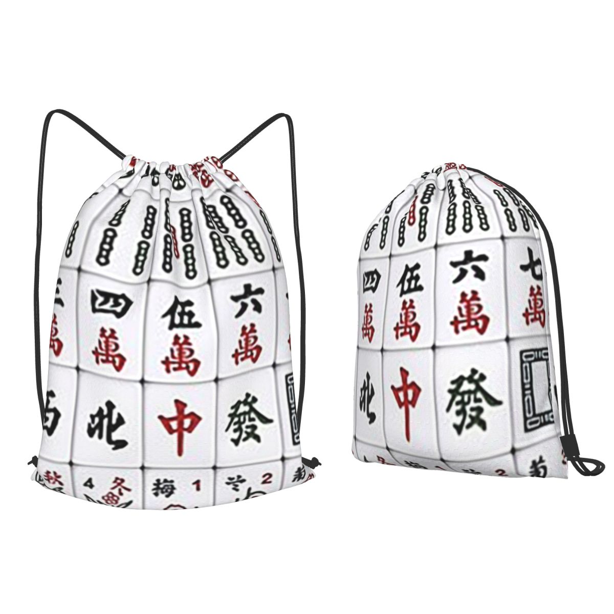 Mahjong Tile Pattern-rugzakken - Tile Bag Drawstring recensie en prijs