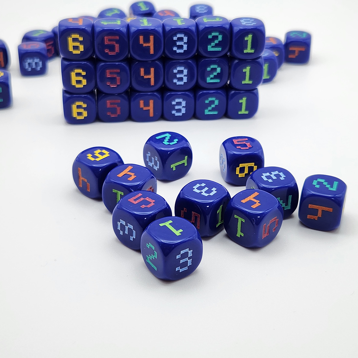 10 stuks 14mm 6-zijdige afgero - Game Token Counter recensie en prijs