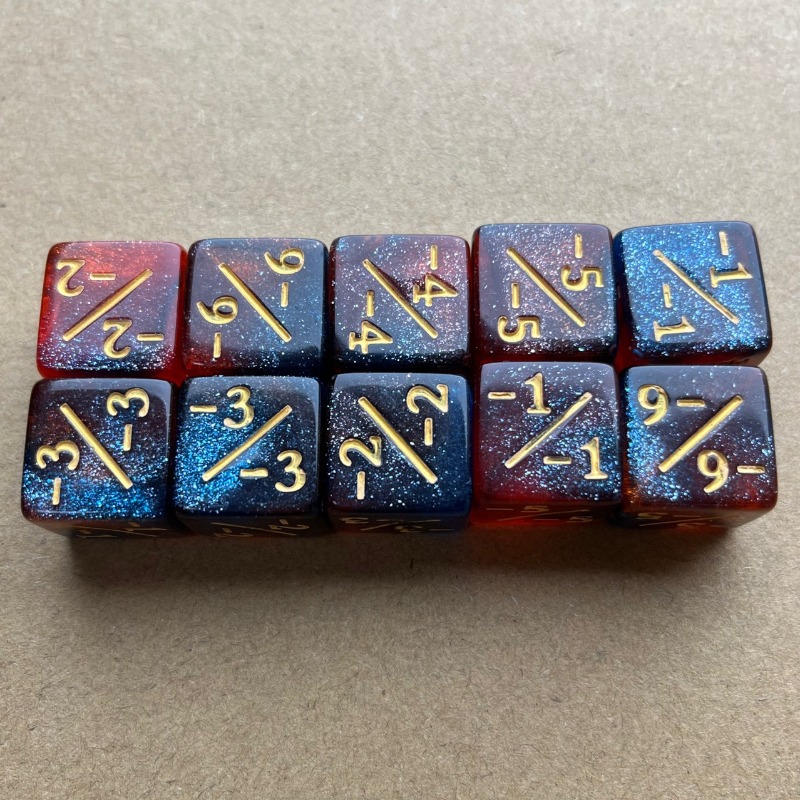 16mm Plus Min Dobbelstenen Num - Game Token Counter recensie en prijs