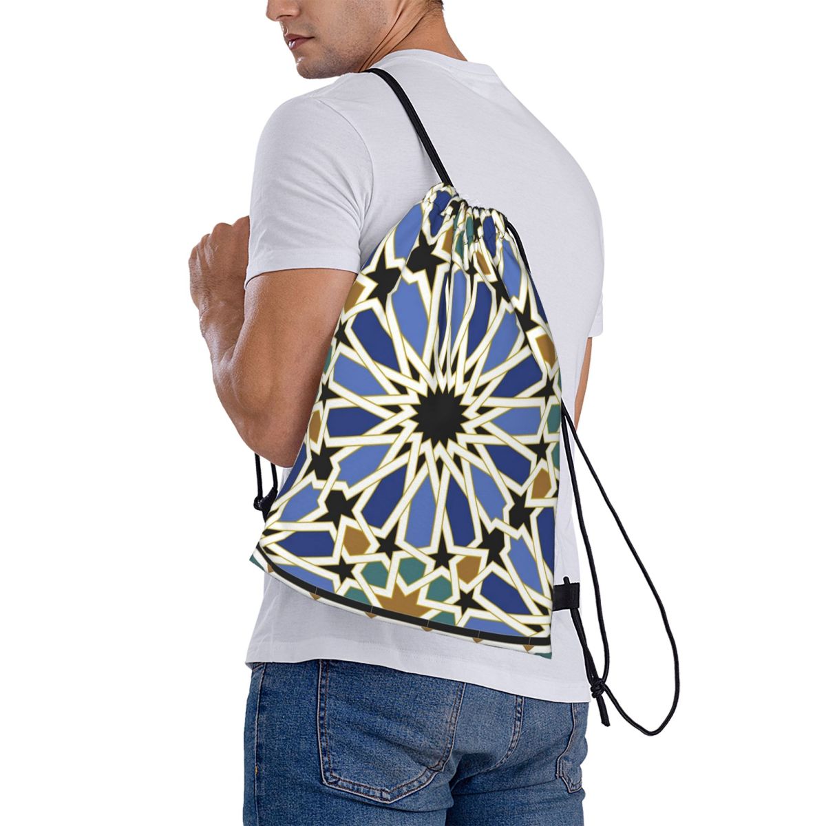 Arabic Tile I-rugzakken Multif - Tile Bag Drawstring recensie en prijs