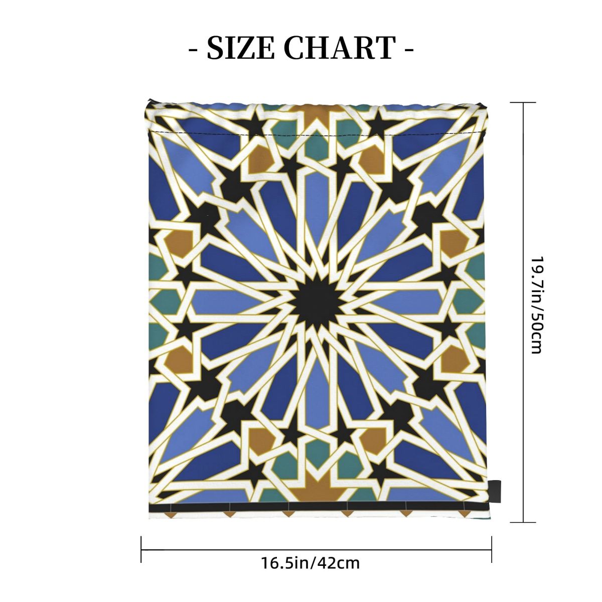 Arabic Tile I-rugzakken Multif - Tile Bag Drawstring recensie en prijs