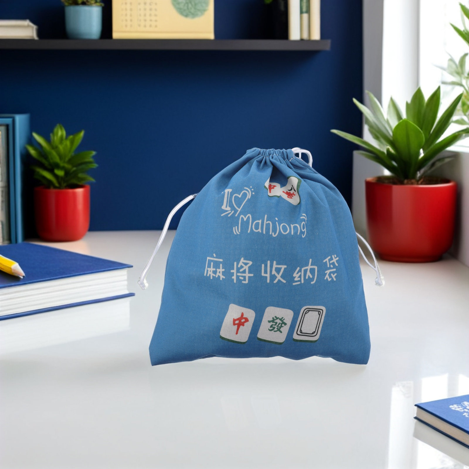 Mahjong opbergzakje Draagbare  - Tile Bag Drawstring recensie en prijs