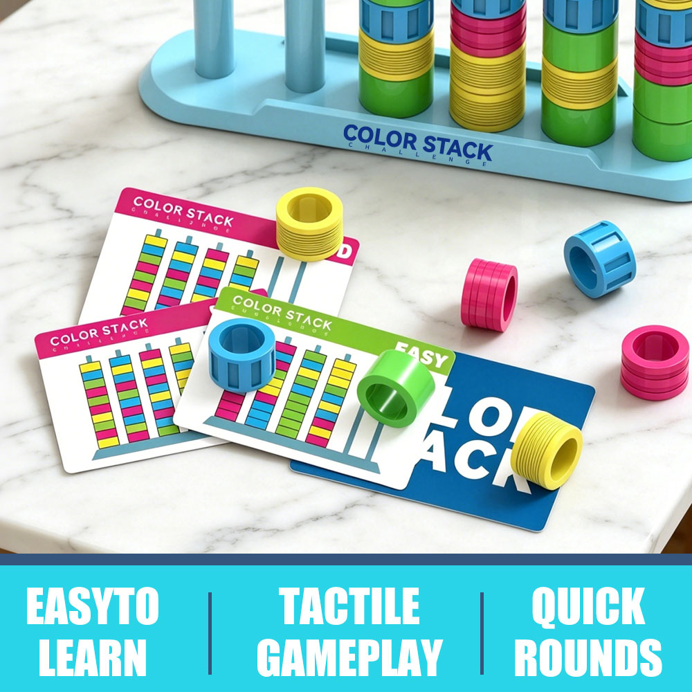 Color Stack Challenge Een snel - Board Game Quick recensie en prijs