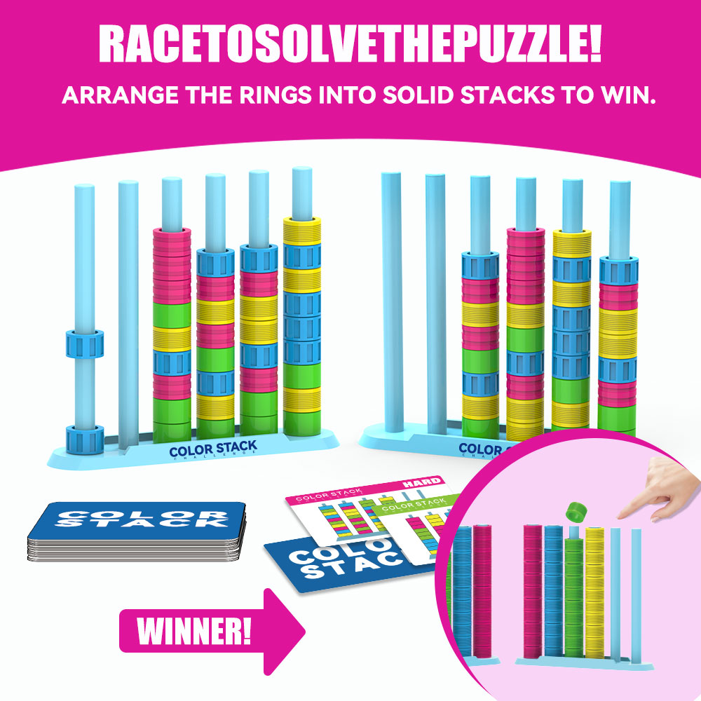 Color Stack Challenge Een snel - Board Game Quick recensie en prijs
