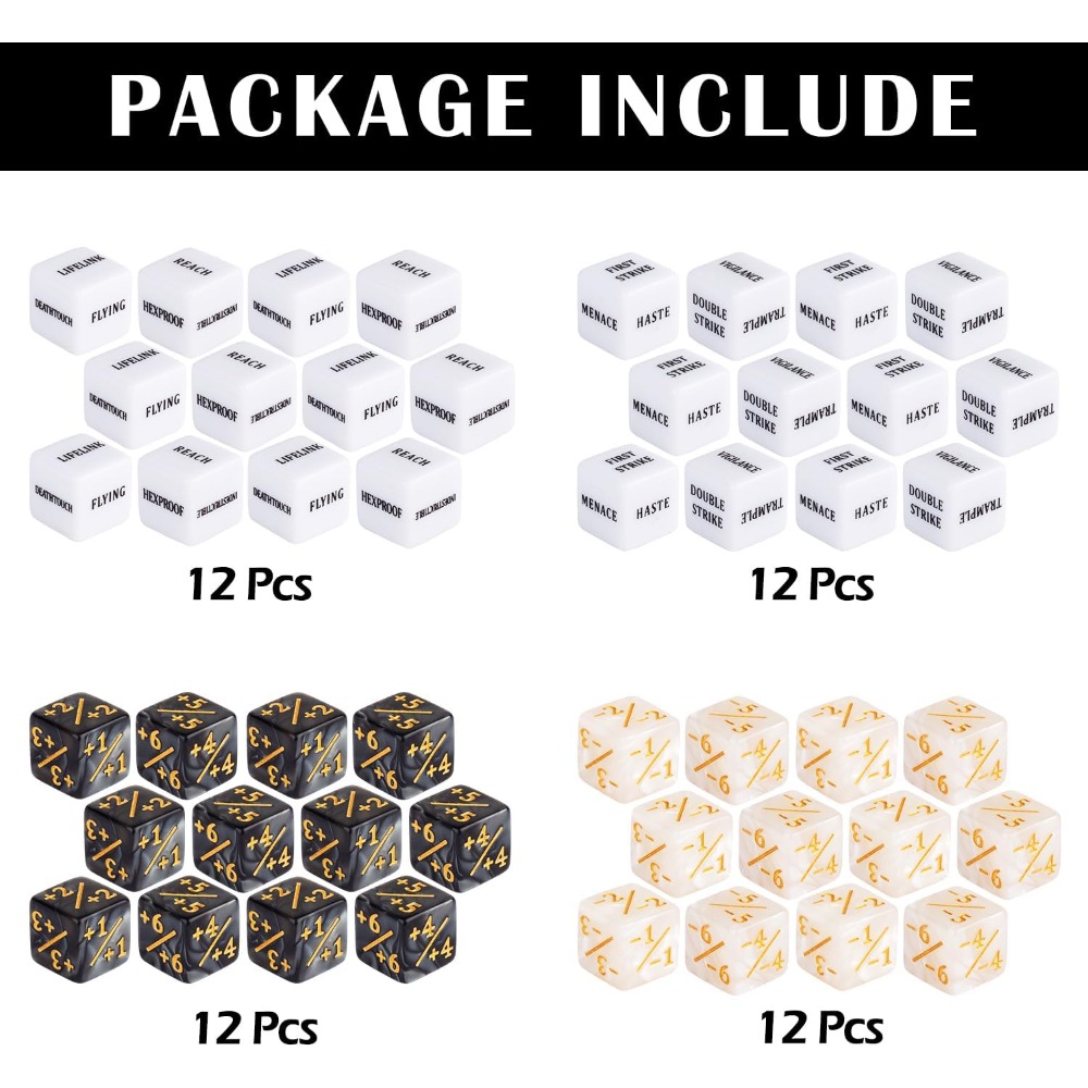 48 Stuks Counter Dice Plus One - Game Token Counter recensie en prijs
