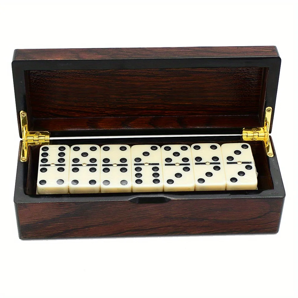 [Houten Domino Spelset] 28-del - Board Game For 2 People recensie en prijs