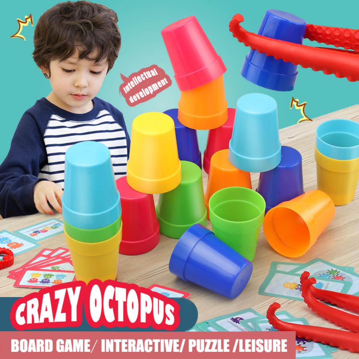 Gekke Octopus Ouder-Kind Inter - Board Game Quick recensie en prijs