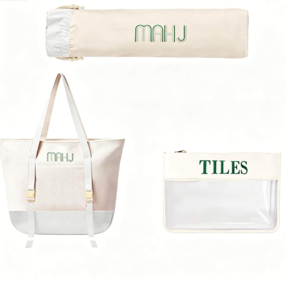 Canvas draagtasset voor Mahjon - Tile Bag Drawstring recensie en prijs