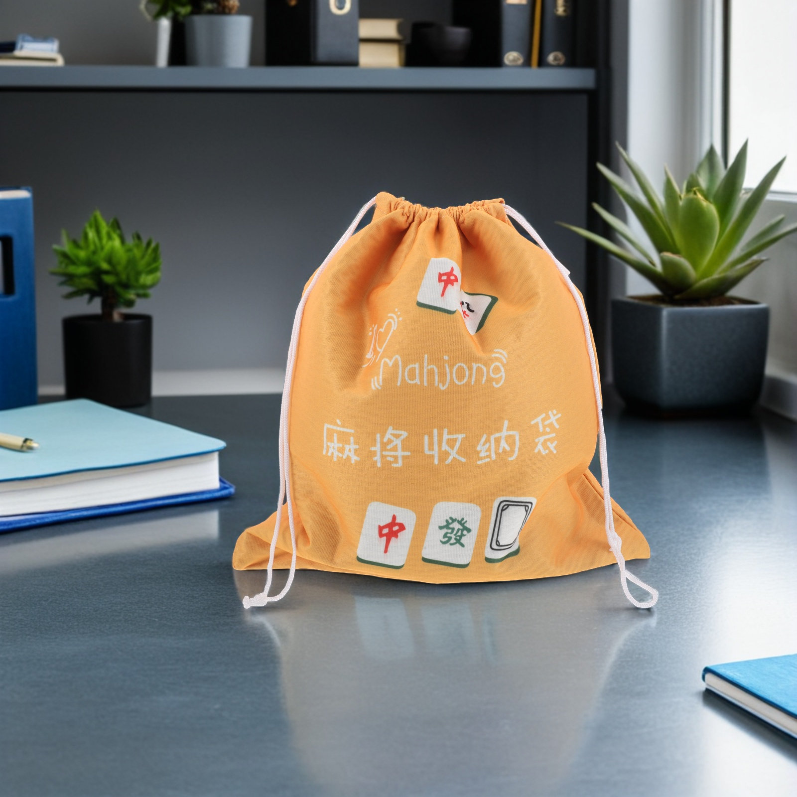 Grote Mahjong-opbergtas van st - Tile Bag Drawstring recensie en prijs