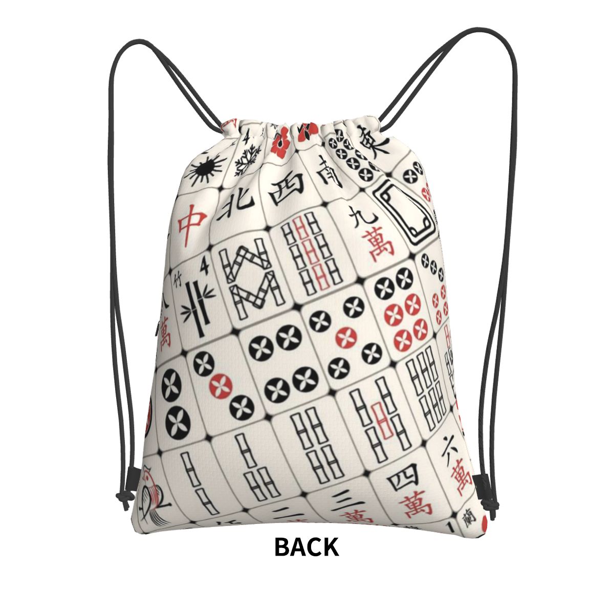 Mahjong Tile Pattern Rugzakken - Tile Bag Drawstring recensie en prijs